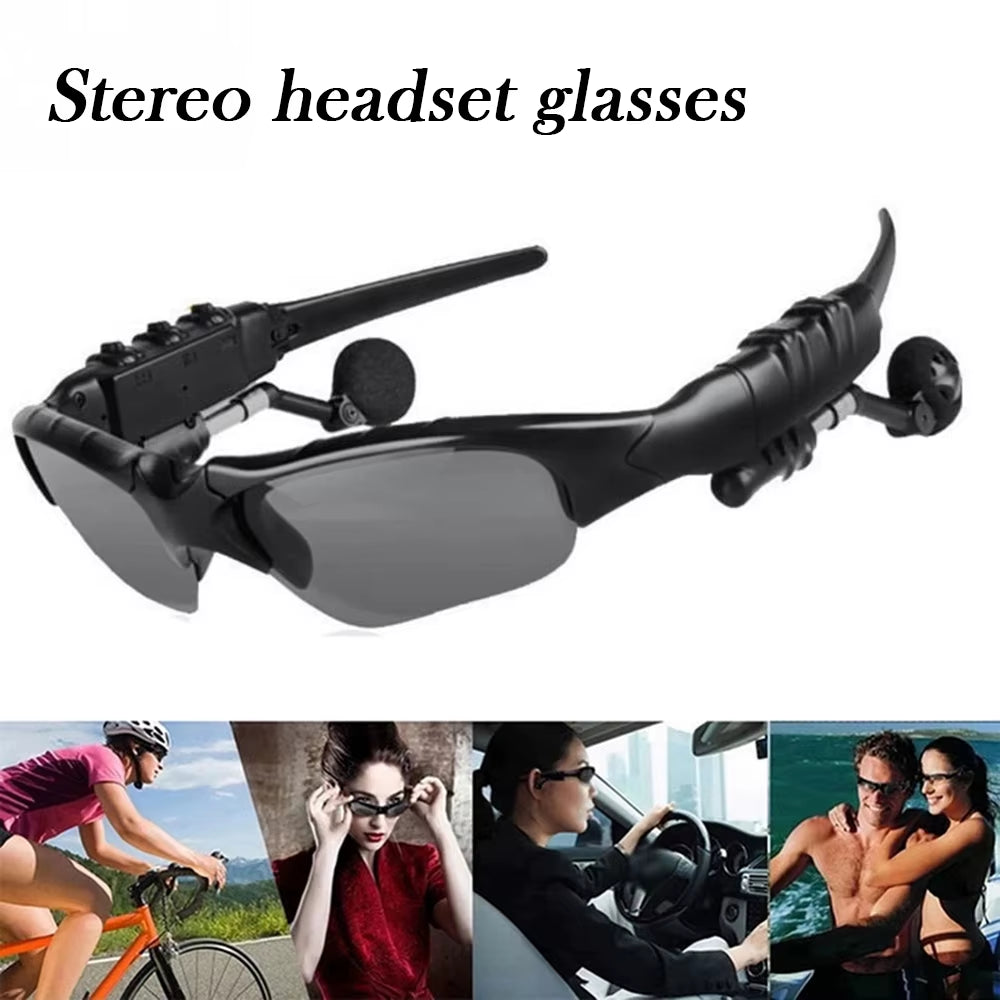 Bluetooth Hiking Eyewear Smart Glasses Stereo Listening Wireless Headset Uv-Protection Polarized Lenses Sunglasses Headphones