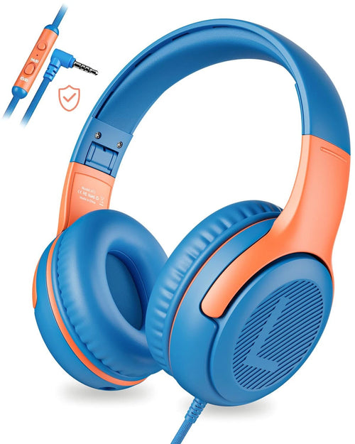 - Kids Headphones Wired Toddler Headphones with Microphone Over-Ear Headphones ...